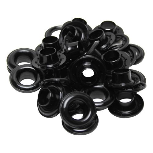 PC両面ハトメ玉10mm黒 NO.185B 1