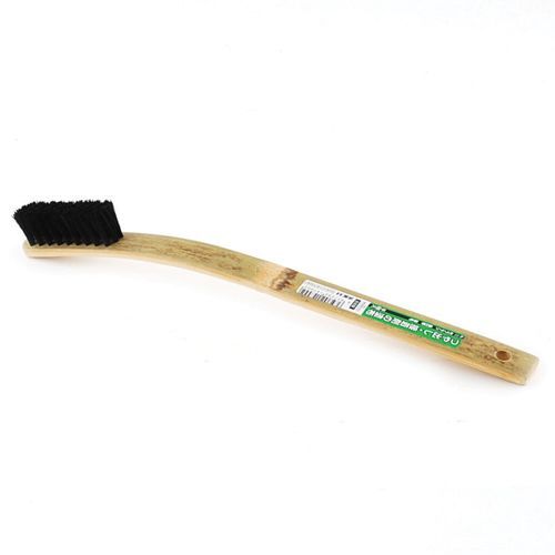 竹ブラシ豚毛手植え太 NO.130 1
