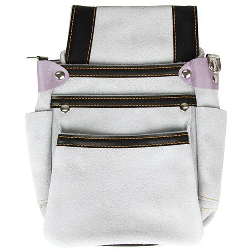 皮製釘袋3段スイングポケット