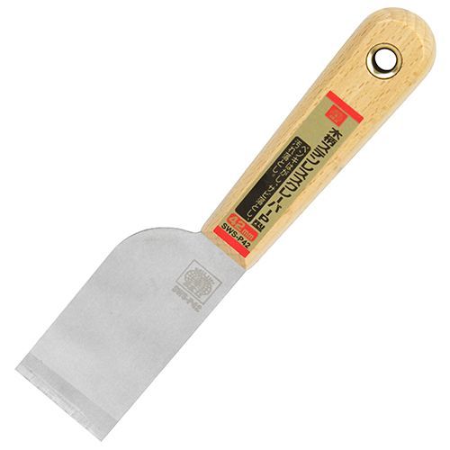 木柄ステンスクレーパーP42 SWS-P42 1