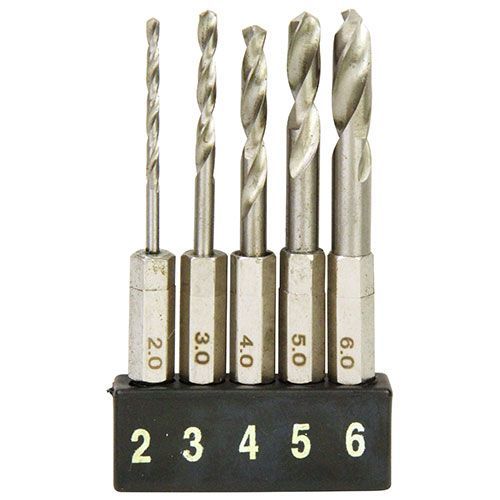 ショート鉄工ドリルセット ESTD-5HEX 1