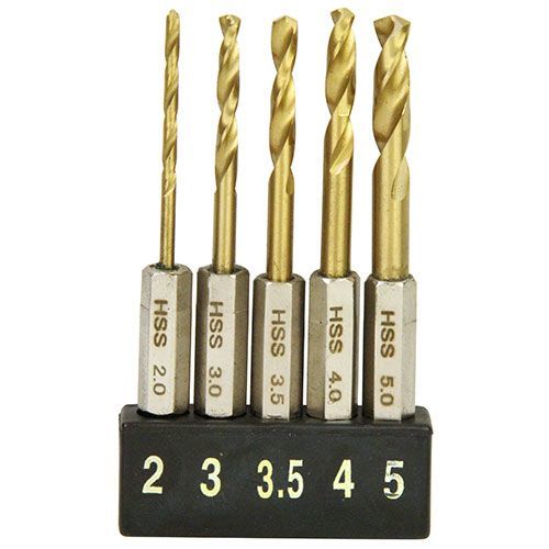 ショートチタン鉄工ドリルS ESTDT-5HEX 1