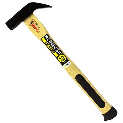 木柄角箱屋槌ラバー付 18MM 1