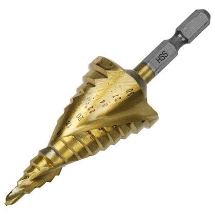 スパイラルステップドリル