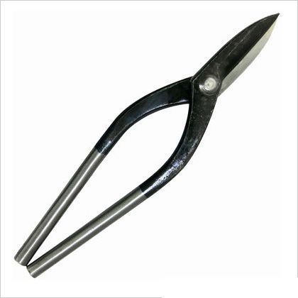 金切鋏安来鋼直刃 全長:約240mm刃長:約75mm 1