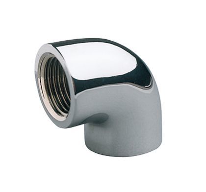 砲金エルボクローム ネジ(Rc):1/2 GL-04-CR 1