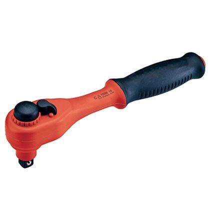 絶縁ラチェットハンドル(PZR) 全長:197.5mm PZR-200(090301) 1