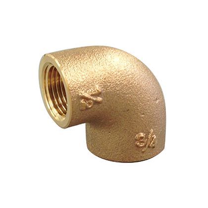 砲金エルボ異径 ネジ(Rc):3/4×1/2 GRL‐0604‐NPB 1