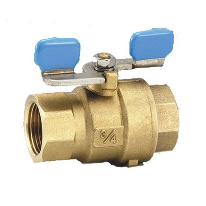 黄銅製フルボアボールバルブ(G06W) ネジ(Rc):1/4 G06W-02 1