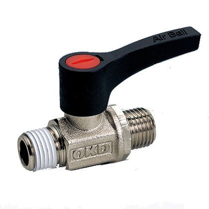 エアーボール両外ネジストレート型(AOS) ネジ(R×G):1/8×1/8 AOS161 1