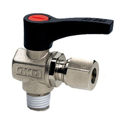 エアーボールリングジョイントL型(ARL) ネジ(R):1/8 ARL106 1