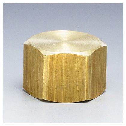 黄銅製ねじ込み継手キャップ(GC)