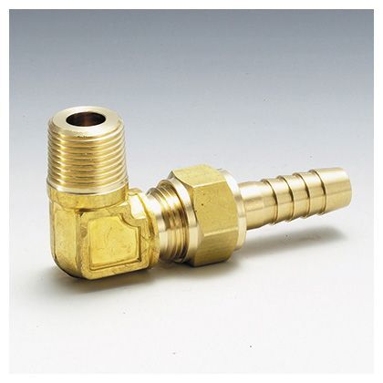 黄銅製L型ホースジョイント(GHJL) ネジ(R):1/8 GHJL-0106 1