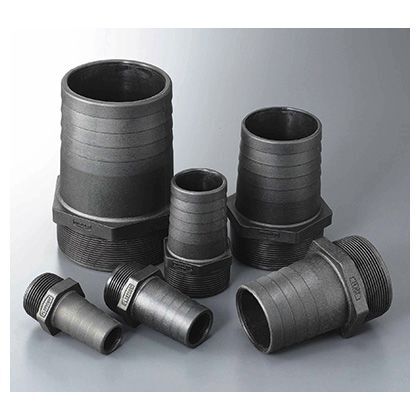 ポリアミドプラストカップホースコネクター大口径(GES) 取付ネジ(PT):1 1/4 GES-10 1