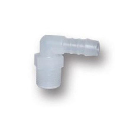 PP製樹脂ホースコネクターエルボ(WPS) ネジ(R):3/4 WPS-0619 1