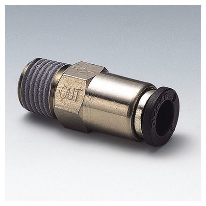 チェックコネクターアウトミリサイズ(OPCVC) 適用チューブ外径:4 OPCVC 04M5-O 1