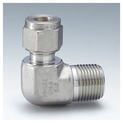 ハーフエルボ ミリサイズチューブ・メスISOテーパネジ接続 CLMA2M-2R 1個