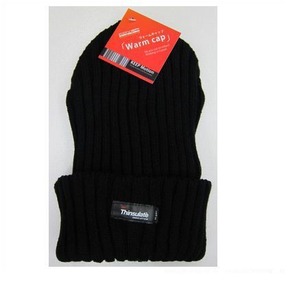 AG-52太リブワッチ帽 ブラック 171286 1