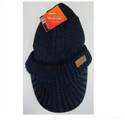 AG-63リブストライプつば付帽 ネイビー 172548 1