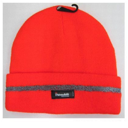 AG-68反射ライン入りハイビズワッチ帽 オレンジ 173002 1