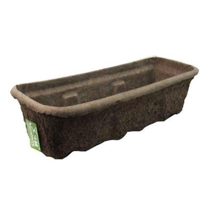 エコ鉢プランター 茶 W59×D20×H13cm PPWBOX 1