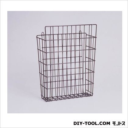 郵便受カゴ L ブラック W30.0×D13.0×H40.0cm UK-40 1台