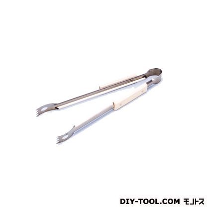 木柄バーベキュートング 幅6奥行3高さ37.5(cm) BB-1 1