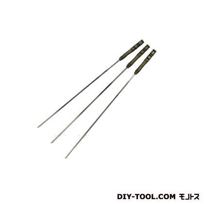 木柄バーベキュー串3点セット mm1.2高さ38.7(cm) BB-14 1