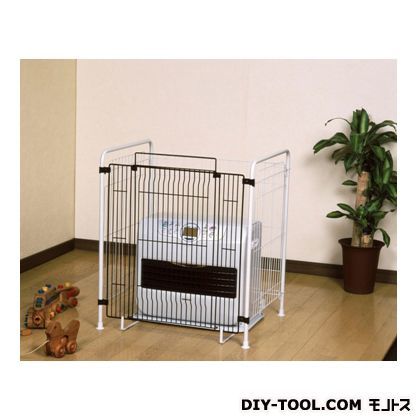 ファンヒーターガード ホワイト 幅63.5奥行55高さ71(cm) FG-S60PP 1