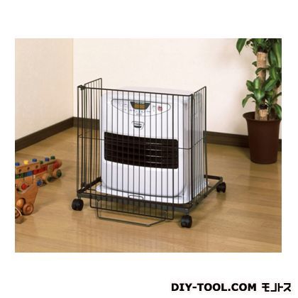 キャスター付ファンヒーターガード グレー 幅53奥行54高さ52(cm) G-46SCGP 1