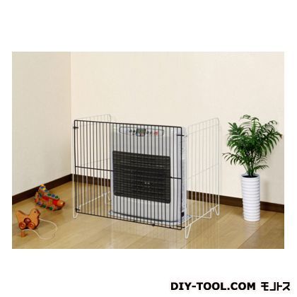 大型ストーブガード(三方式) ホワイト 幅66奥行47.5高さ63(cm) FG-S650NP 1