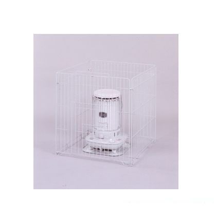 大型ストーブガード(対流型対応) ホワイト 幅82奥行82高さ85(cm) SGL-80P 1