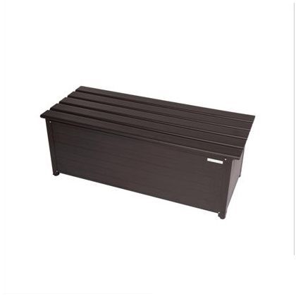 アルミベンチストッカー150(南京錠取付可能仕様) ブラウン ABS-150N 1