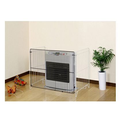 大型ストーブガード三方式 ホワイト FG-S650NN 1