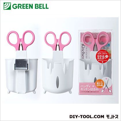 ステンレスハンディキッチンはさみ(ピンク) G-2007 1