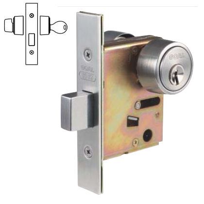 本締錠 玄関錠 シリンダー/サムターン P-HD-5 BS38 DT29-43 1