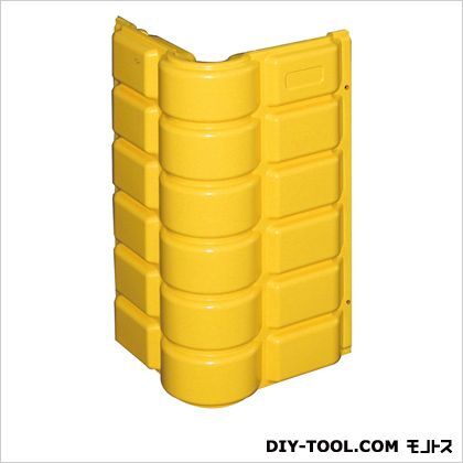 エースセーフティコーンパッドコーナーLタイプ取付金具付 イエロー 19.5×34×19.5cm 452-461 1