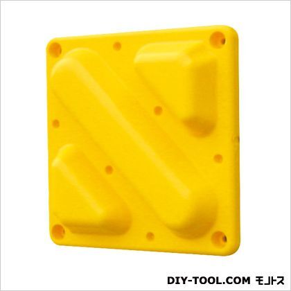 エースセーフティコーンパッド壁面取付Aタイプ イエロー 3.7×17×17cm 452-463 1