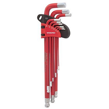 ボールポイント六角棒レンチ W022015AJ 9本組