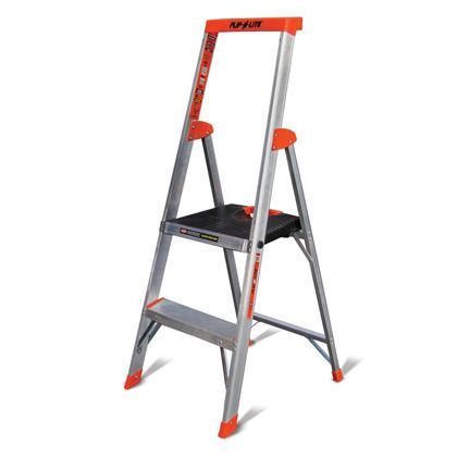 フリップアンドライト手摺付踏台2段 LG-15272 1