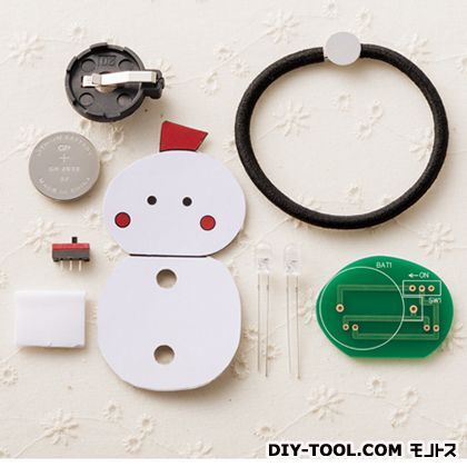 雪だるまヘアゴムキット 699-032555 1