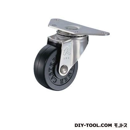 ステンレス旋回式コーナーキャスターゴム車 50mm 220E-R 1