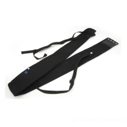 マルキン印帆布バール収納袋 CK-02 黒 H1430×W95ベルト巾25 180001453 1