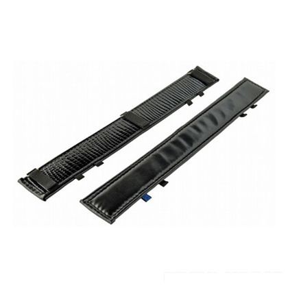 マルキン印胴当ベルト 黒鰐柄 180002043 1