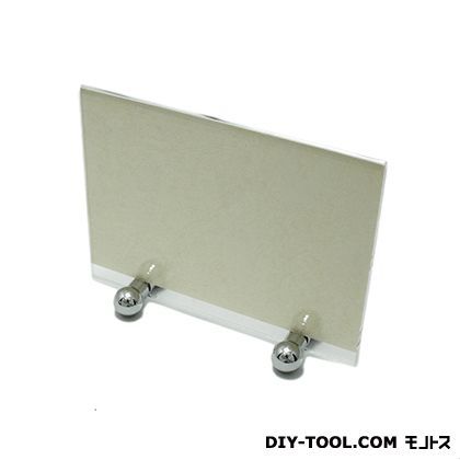 メニュー立て真鍮ゴールド台 ガラス モナリザ M-12-1 1点