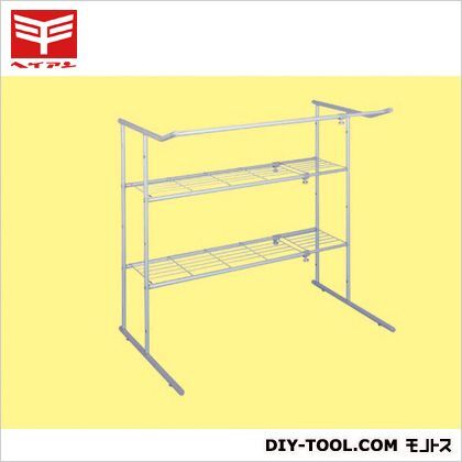 ニュー押入れ伸縮ハンガーシェルフ シルバー NC-98 1