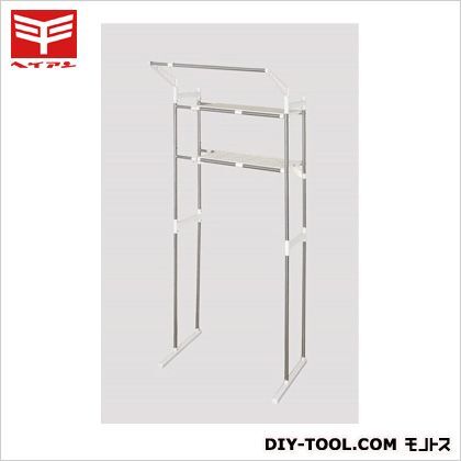 ハンガー付洗濯機棚