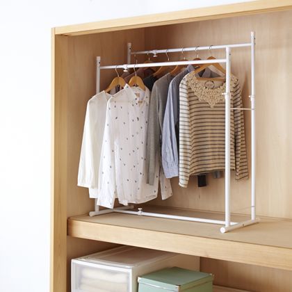 伸縮押入れ2連ハンガー