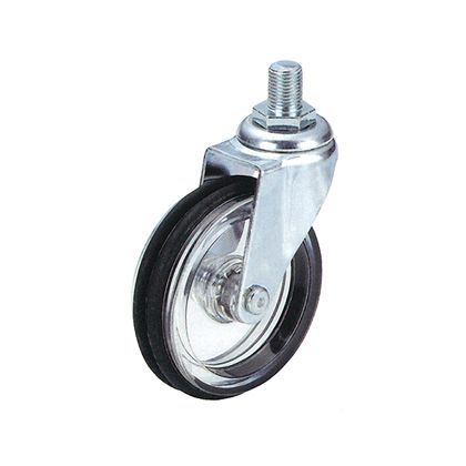 スケルトンキャスターM12ボルト・ストップ無 75mm 1