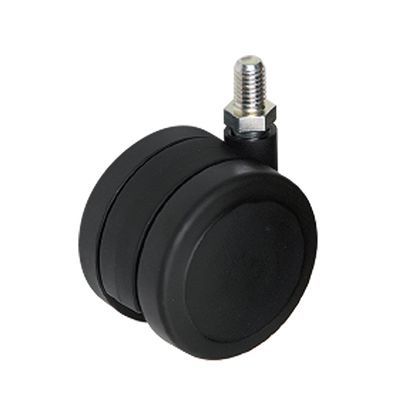 双輪キャスターM10ボルト・ストップ無 60mm 1